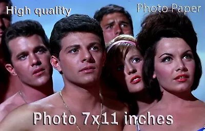 Annette Funicello Frankie Avalon Meredith MacRae Bikini Beach PHOTO 11x7 #04 • $9.49