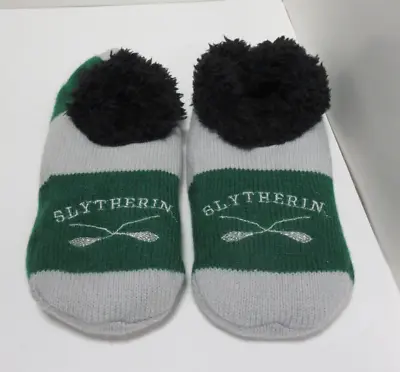 Harry Potter - Slytherin Quidditch Slipper Socks • $10