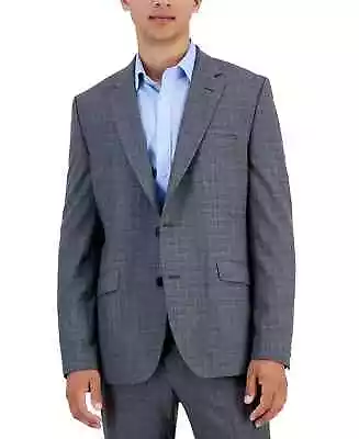 Hugo Hugo Boss Men's Modern Check Suit Set Jacket 40R Pants 40x34 2 Piece • $157.25