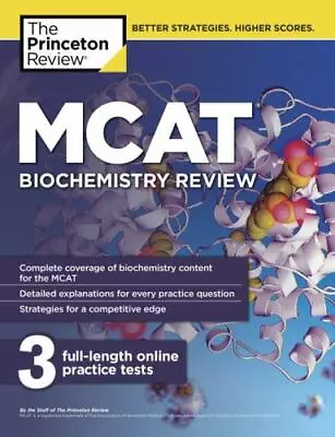 MCAT Biochemistry Review By The Princeton Review • $4.58