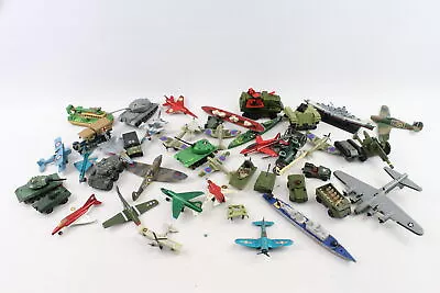 Military Diecast Inc Matchbox Tanks Planes Boats Jets Models Toys Job Lot • £3.20