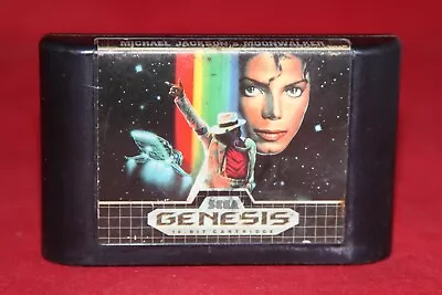 Michael Jackson's Moonwalker (Sega Genesis 1990) Authentic Game Cartridge. • $68