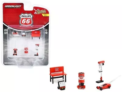 Greenlight 1:64 Phillip 66 Shop Tool Accessories Series 5 #16140-B • $5.99