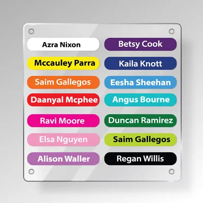 58 X Waterproof Name Stickers For School Name Labels Personalised Name Labels • £3.99