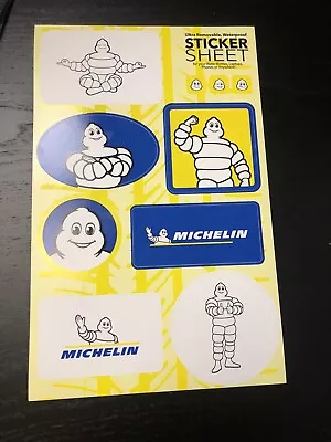 Michelin Tires Sticker Sheet Michelin Man Cars  Rare • $0.99