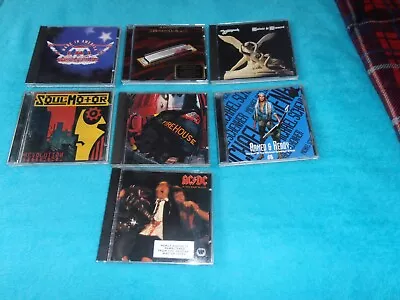 Rock/Metal Job Lot - 7 X C.D./Whitesnake/AC/DC/Aerosmith/Firehouse/Soulmotor/MSG • $9.95