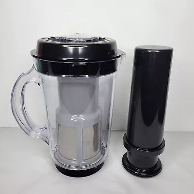 Magic Bullet MB1001 Fruit And Vegetable Juicer Attachment Pitcher With Plunger • $14.99