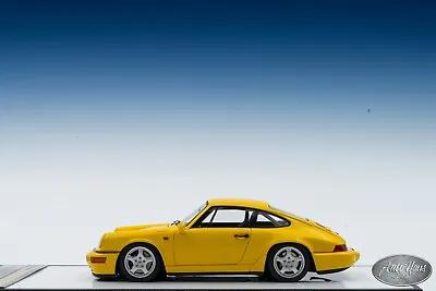 1/43 Make Up Vision 1992 Porsche 911 (964) Carrera RS Yellow 🤝OPEN FOR TRADE 🤝 • $345