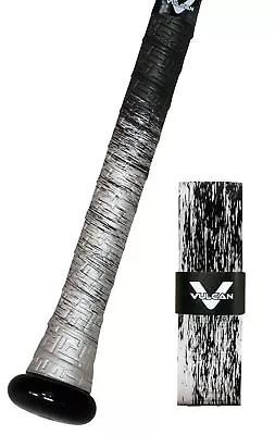 Vulcan Advanced Polymer Bat Grips -ultralight 0.50 Mm - Silver Surge • $10.99