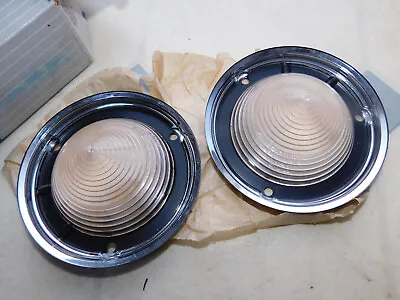 NOS OEM Concours Galaxie Fairlane Skyliner B9A-15514-A Pair Backup Lenses 1959 • $139.99