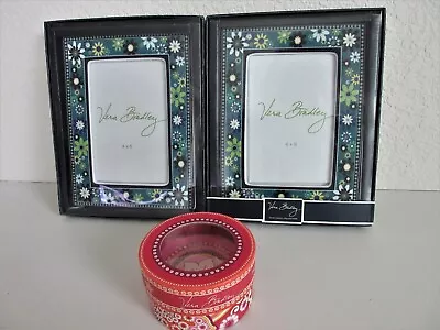 Vera Bradley Picture Frame (2) Daisy-daisy Paper Wt (raspberry Fizz) • $36.99