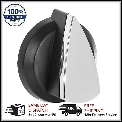 Genuine Rangemaster Hob Flame Control Switch Knob Dial Black & Chrome P026837 • £29.95