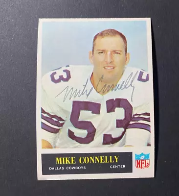 1965 Philadelphia #45 Mike Connelly Signed Autographed Card-Dallas Cowboys • $6.88