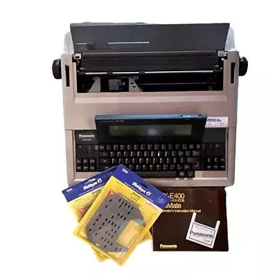 Vintage Panasonic KX-E4000 Electric Typewriter W/ KX-ED8 Display & Extras • $189.99