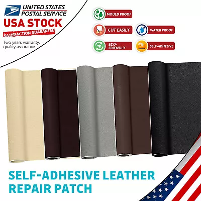 New Waterproof Leather Repair Kit Self-Adhesive Patch Automotive Interior Sofa • $9.19