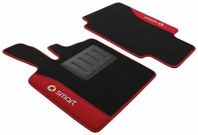 Tappetini Auto Per Smart 1 Serie - Moquette Nera Con Battitacco - Modello W450 Sagomato - Foto 10