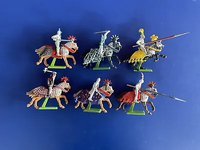 £19.99 • Buy Britains Deetail Mounted Knights 1971 Full Set Of 6