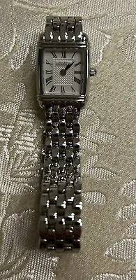 Michel Herbelin Women's Art Deco Mini Bracelet Watch Stainless Steel • $199.99