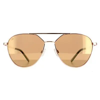 Serengeti Sunglasses Odell SS555004 Rose Gold Saturn Polarized Drivers Gold • $177