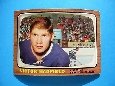 1966/67 Topps Nhl Hockey Card #86 Vic Hadfield Ex/nm Sharp!! 66/67 Topps • $39.99