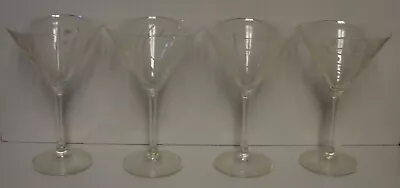 Mikasa CHEERS Martini Glasses SET OF FOUR More Items Available MINT IN BOX • $69.95