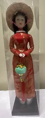 Handmade Vietnamese Hoang Kim Bup Be Asian Japanese Doll In Traditional Dress • $70