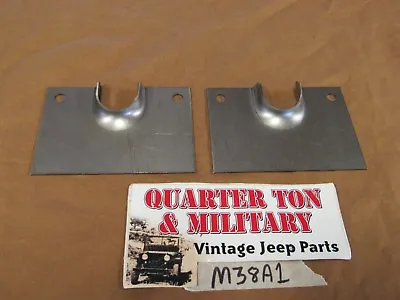 Rear Seat Pivot Brackets Pair NEW US Made 7697497 Fit M38A1 Willys Jeep • $24