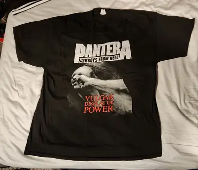 Vintage Pantera Shirt XL Vulgar Display Of Power Stronger Than All 2-Sided • $48