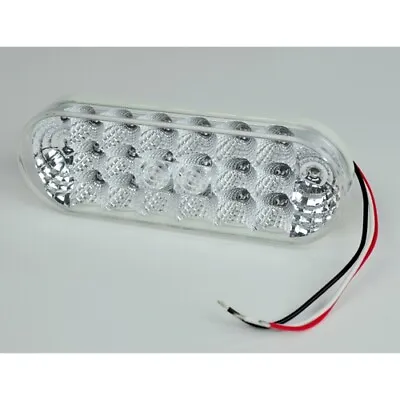 Latest Rage Led Oval Tail Light Clear/White Sold Each Dunebuggy & VW • $33.84