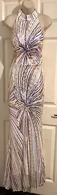 Stunning New Evening Dress Size XL 16 Wedding Cocktails Cruise Party • £19.90