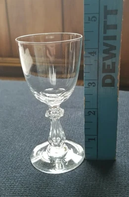 $9.99 • Buy Val  St Lambert CROWN Claret / Liquer /cordial Glass ~ Air Bubble In Stem