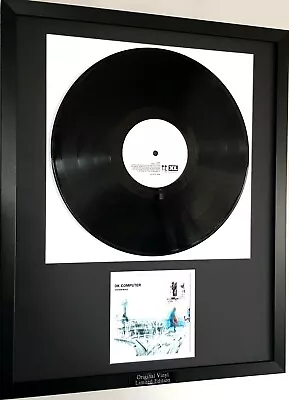 Radiohead Genuine Vinyl Album-Luxury Box Framed-Metal Plaque-OK Computer • £94.99