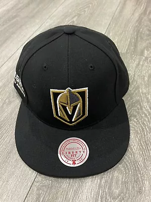 Las Vegas Golden Knights Mitchell & Ness SnapBack Adjustable Hat Black Color • $26.99