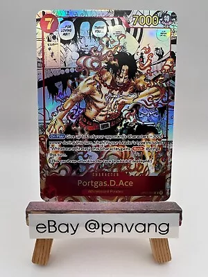 PROXY CARD High-Quality One Piece - Portgas.D.Ace Manga Rare - Fast Shipping! • $34.99