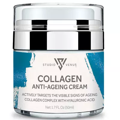 £9.99 • Buy Collagen Complex With Hyaluronic Acid Anti-Aging Cream 50ml