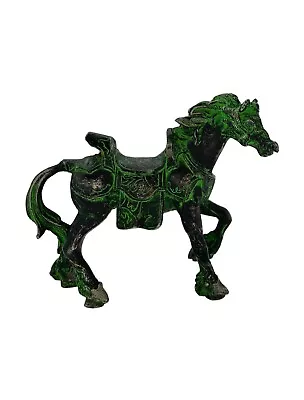 Horse Figurine Heavy Metal Statue Equestrian Classic Decor • $310