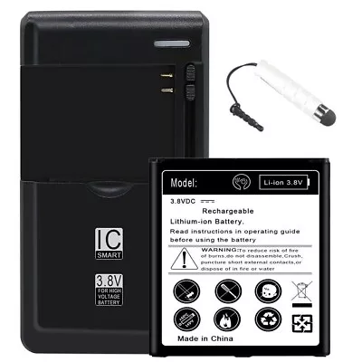 Long Life 6270mAh Battery Universal Charger Stylus F Samsung Galaxy S4 SPH-L720 • $36.51