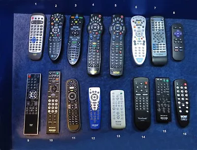 Did You Lose Your Remote Control Large Lot Your Choice 5.00 EACH Sony ROKU More • $5