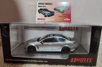 $80 • Buy 1:43 Biante Holden VF SSV Redline Commodore Sedan In Nirate Silver
