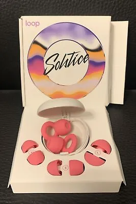 Loop Solstice Silicone Noise Reduction Earplugs Cerise Pink 14 DB -26.2dB New OB • $16.50