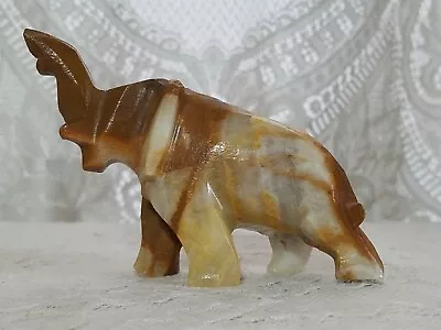 Carved Marble Stone Type Elephant Figure • $9.95