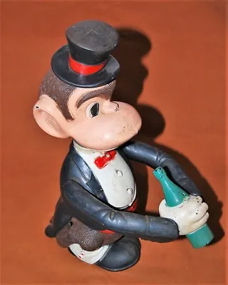 £48.19 • Buy Vintage Wind-up Jocko The Drinking Monkey In Tuxedo Toy For Parts Or Repair Only