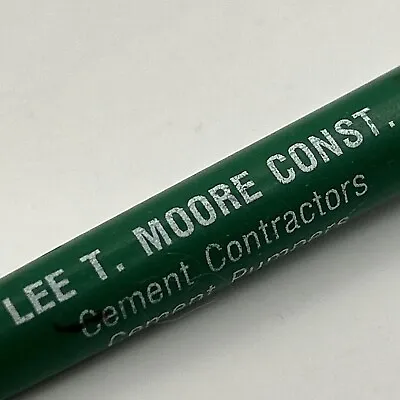 VTG Ballpoint Pen Lee T. Moore Cement Contractors Hutchinson Kansas • $15