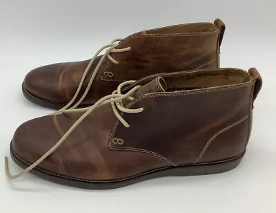 Tommy Bahama Rocker Canyon Chelsea Boots Brown Leather Chukka Men's 10 M • $56.99