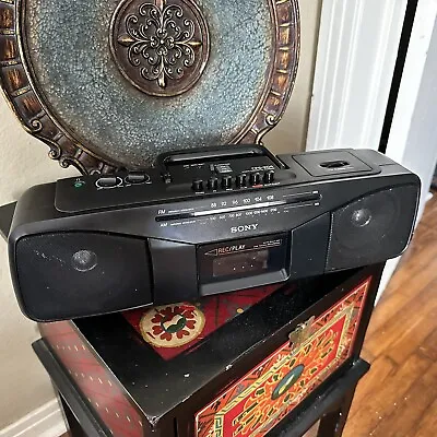 Sony CFS-204 Cassette Player Boombox Vintage Radio • $34.99