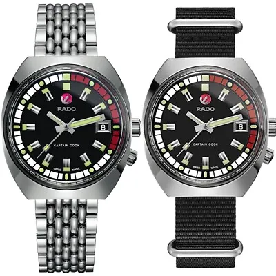 Rado Tradition Captain Cook MKII Diver Stainless Steel Limited Edition 2 Straps • $1920