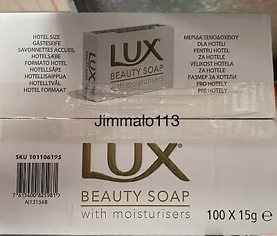 £8.99 • Buy Lux Professional Beauty Soap With Moisturisers 15g Hotel Size Pack Of 20