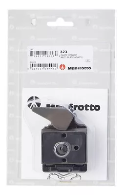 MANFROTTO 323 RC2 Rapid Connect Adapter With 200PL-14 Quick Release Plate (NEW) • $69.99