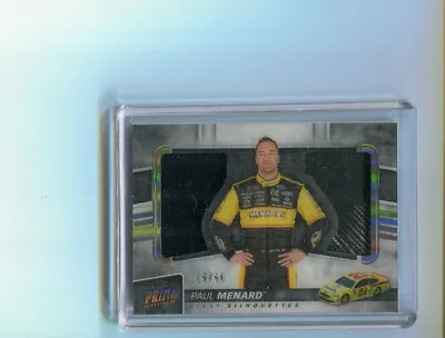 2018 Prime Racing Clear Silhouettes Paul Menard Dual Sheet Metal And Tire 15/50 • $6.99