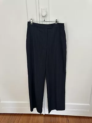Zara Navy Pinstripe Pant Size XL • $9